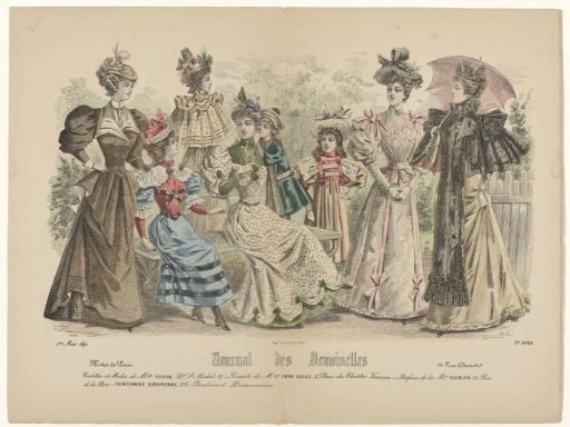 Journal des Demoiselles, 1 May 1894, No. 4988: Toilettes and Fashion (...)