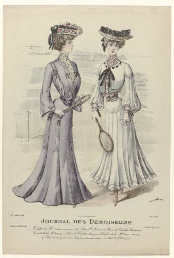 Journal des Demoiselles, 1 July 1903, No. 5307: Toilette of the Forcillon Sisters (...)