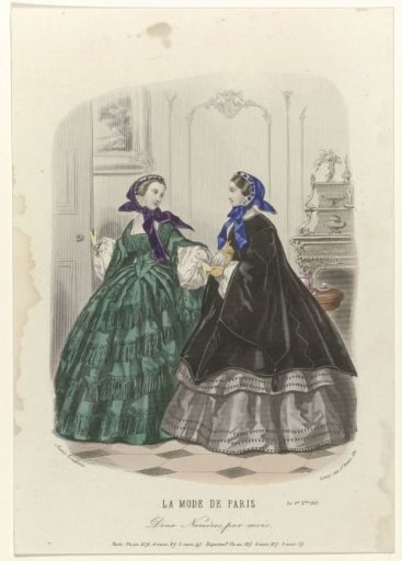 La Mode de Paris, 1 December 1857