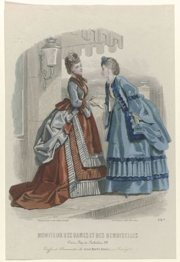 Le Moniteur des Dames et des Demoiselles, ca. 1875, No. 954 B: Fabrics and New Arrivals (...)