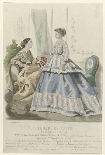 La Mode de Paris, 15 October 1865: Dress of the Eclipse (...)