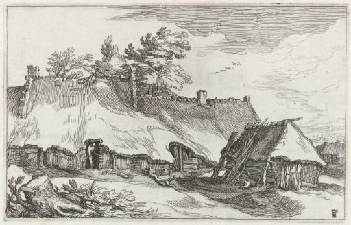 Landschap met boerderij