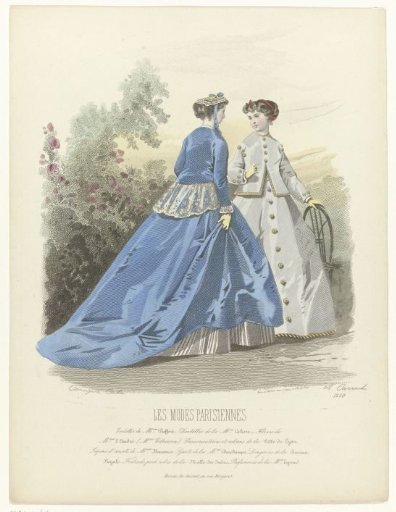 Parisian Fashions, 1866, No. 1220: Outfits of Mme. Pieffort (...)