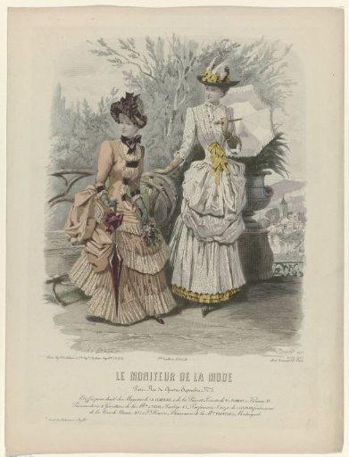 The Fashion Monitor, 1883, No. 32, Pl. 2021: Fabrics for Mourning (...)