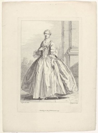 Costumes engravings, 1744, Pl. 4 (507)