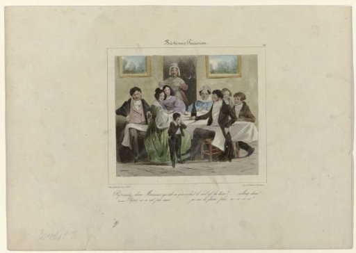 Béotisme Parisien, No. 16, ca. 1835-1837: So Answer, Sir (...)