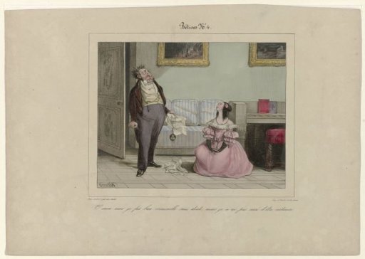 Bêtises, No. 4, ca. 1830: Oh my love (...)