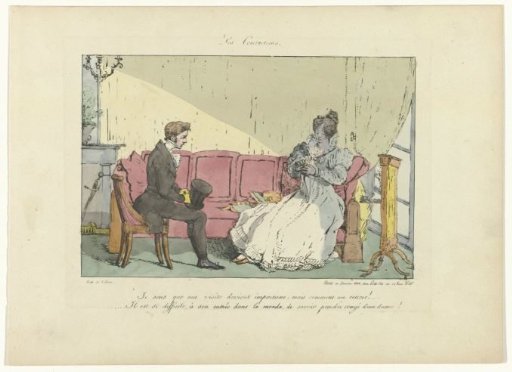 Les Contretems, January 1824: I feel that my visit (...)