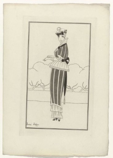 Journal of Ladies and Fashions, Parisian Costumes, 1914, No. 138