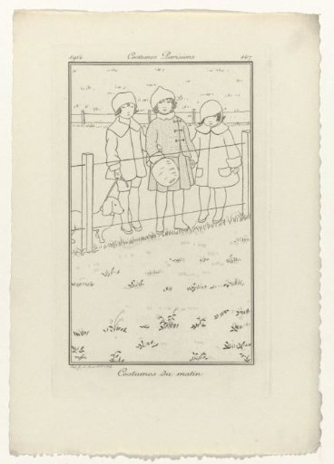 Journal des Dames et des Modes, Parisian Costumes, 1914, No. 147: Morning Costumes