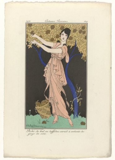 Journal des Dames et des Modes, Parisian Costumes, 1914, No. 149: Ball Gown (...)