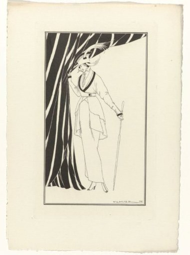 Journal des Dames et des Modes, Parisian Costumes, 1914, No. 153