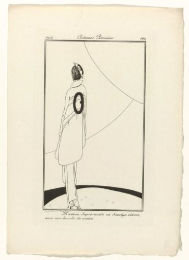 Journal des Dames et des Modes, Parisian Costumes, 1914, No. 160: Afternoon Coat (...)