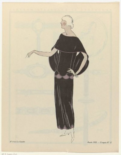 Gazette du Bon Ton, 1922, No. 8, Pl. II: