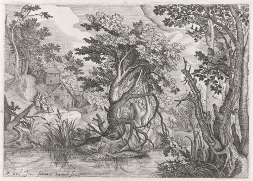 Landscape with a hut