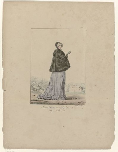 Young woman in a morning dress
