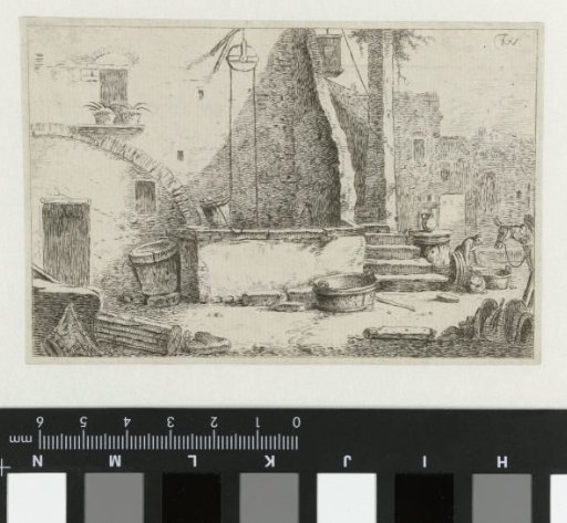 Water well at a house