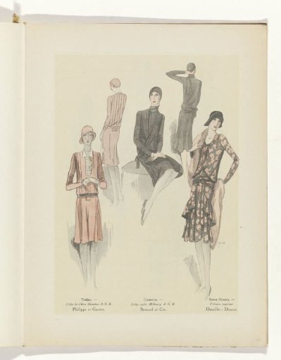 Art - Goût - Beauté, Feuillets de l' élégance féminine, November 1928, No. 99, 9th Year, p. 13