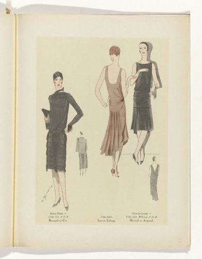 Art - Goût - Beauté, Feuillets de l' élégance féminine, November 1928, No. 99, 9th Year, p. 15
