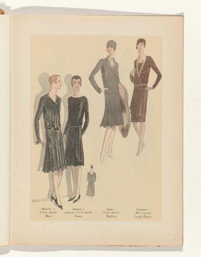 Art - Goût - Beauté, Feuillets de l' élégance féminine, November 1928, No. 99, 9th Year, p. 19