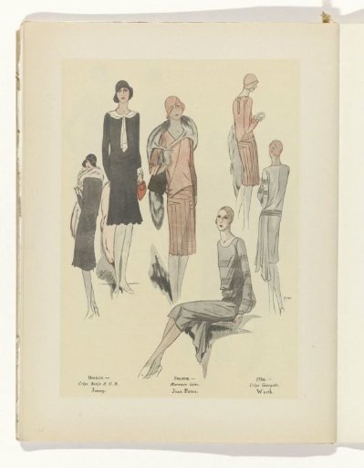 Art - Goût - Beauté, Feuillets de l' élégance féminine, November 1928, No. 99, 9th Year, p. 20
