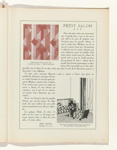 Art - Goût - Beauté, Feuillets de l' élégance féminine, November 1928, No. 99, 9th Year, p. 23