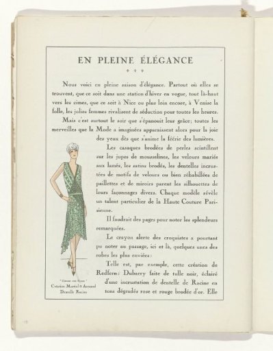 Art - Goût - Beauté, Feuillets de l' élégance féminine, November 1928, No. 99, 9th Year, p. 24