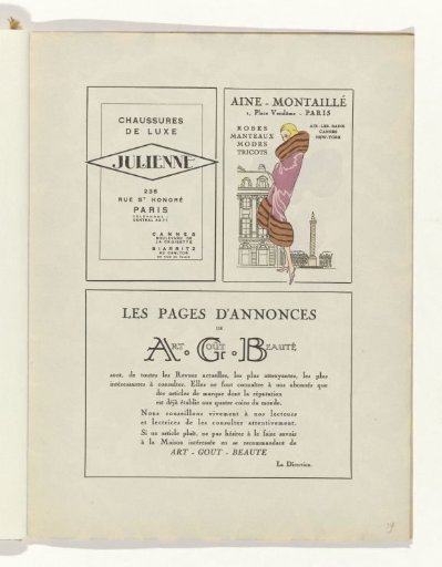 Art - Taste - Beauty, Sheets of Feminine Elegance, November 1928, No. 99, 9th Year, p. 29