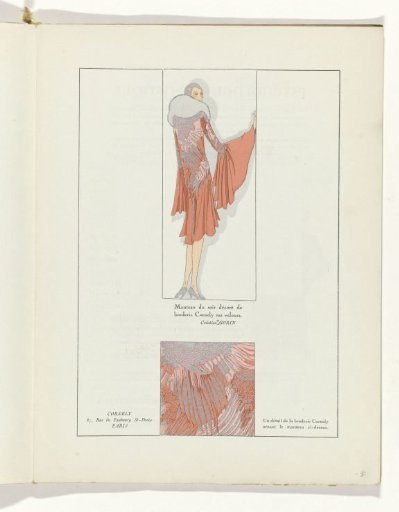 Art - Goût - Beauté, Feuillets de l' élégance féminine, November 1928, No. 99, 9th Year, p. 5