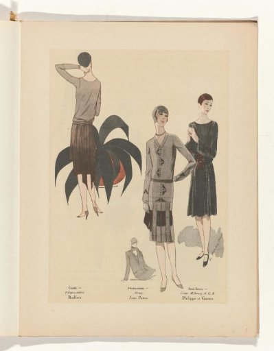 Art - Goût - Beauté, Feuillets de l' élégance féminine, November 1928, No. 99, 9th Year, p. 9