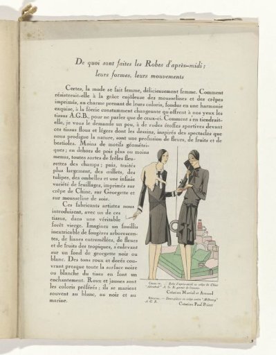 Art - Goût - Beauté, Feuillets de l' élégance féminine, March 1929, No. 103, 9th Year, p. 15