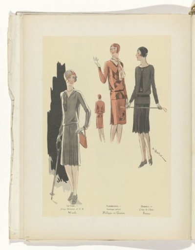 Art - Goût - Beauté, Feuillets de l' élégance féminine, March 1929, No. 103, 9th Year, p. 20
