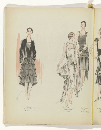 Art - Goût - Beauté, Feuillets de l'élégance féminine, May 1929, No. 105, 9th Year, p. 16 and 17