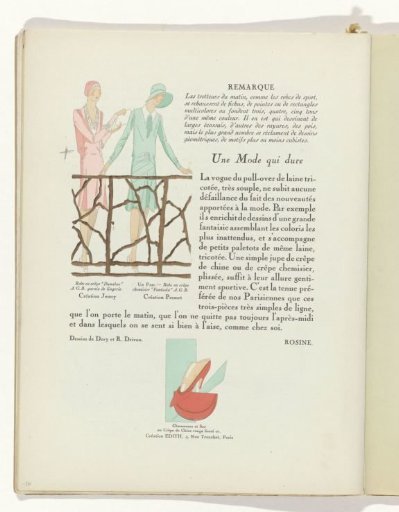 Art - Goût - Beauté, Feuillets de l'élégance féminine, May 1929, No. 105, 9th Year, p. 21
