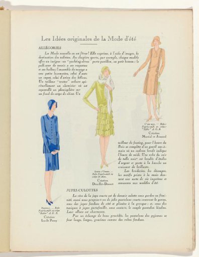 Art - Goût - Beauté, Feuillets de l'élégance féminine, May 1929, No. 105, 9th Year, p. 24
