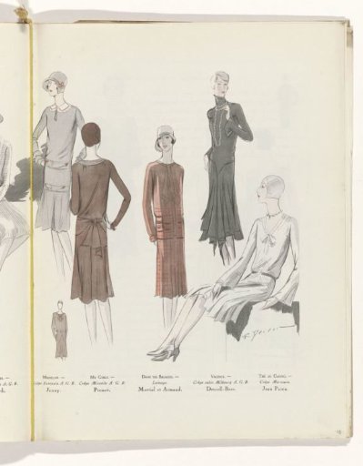 Art - Goût - Beauté, Feuillets de l' élégance féminine, June 1929, No. 106, 9th Year, p.14
