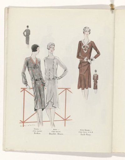 Art - Goût - Beauté, Feuillets de l' élégance féminine, June 1929, No. 106, 9th Year, p.15