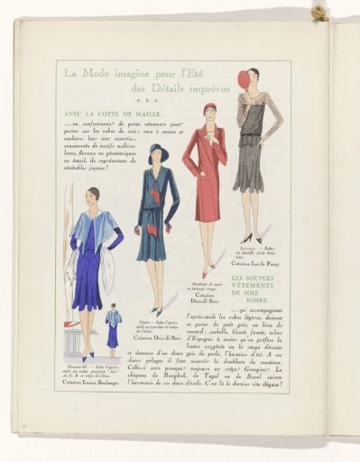 Art - Taste - Beauty, Sheets of Feminine Elegance, June 1929, No. 106, 9th Year, p.17