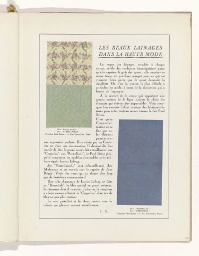 Art - Taste - Beauty, Sheets of Feminine Elegance, June 1929, No. 106, 9th Year, p.22
