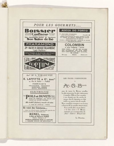Art - Taste - Beauty, Sheets of Feminine Elegance, June 1929, No. 106, 9th Year, p.28