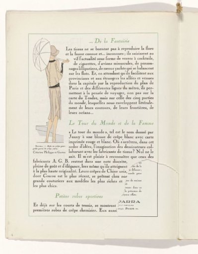 Art - Goût - Beauté, Feuillets de l' élégance féminine, June 1929, No. 106, 9th Year, p.7