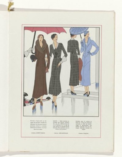 Art - Goût - Beauté, Feuillets de l' élégance féminine, November 1931, No. 135, 12th Year, p. 17
