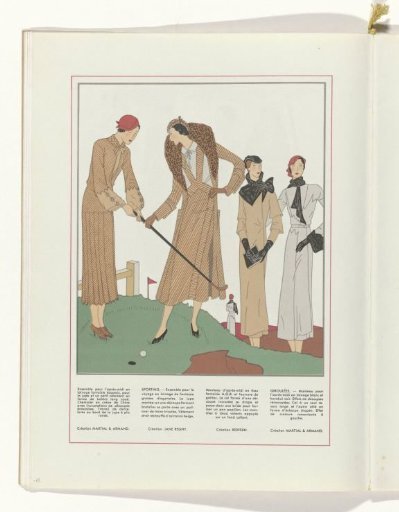 Art - Goût - Beauté, Feuillets de l' élégance féminine, November 1931, No. 135, 12th Year, p. 18