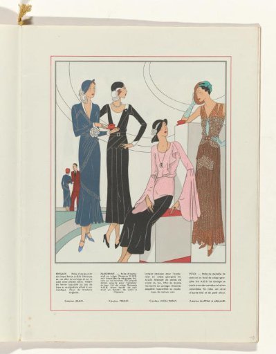 Art - Goût - Beauté, Feuillets de l' élégance féminine, November 1931, No. 135, 12th Year, p. 19