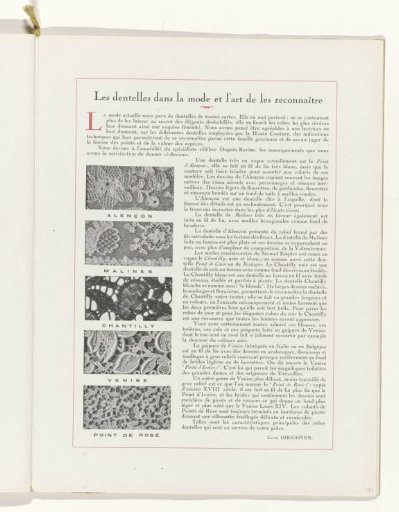 Art - Goût - Beauté, Feuillets de l' élégance féminine, November 1931, No. 135, 12th Year, p. 31