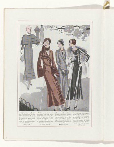 Art - Taste - Beauty, Sheets of Feminine Elegance, November 1931, No. 135, 12th Year, p. 8