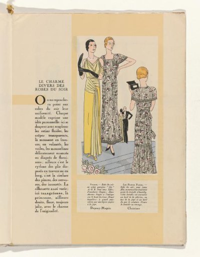 Art - Taste - Beauty, Sheets of Feminine Elegance, May 1931, No. 129, 11th Year, p. 17