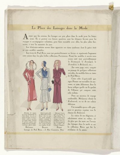 Art - Taste - Beauty, Sheets of Feminine Elegance, May 1931, No. 129, 11th Year, p. 32