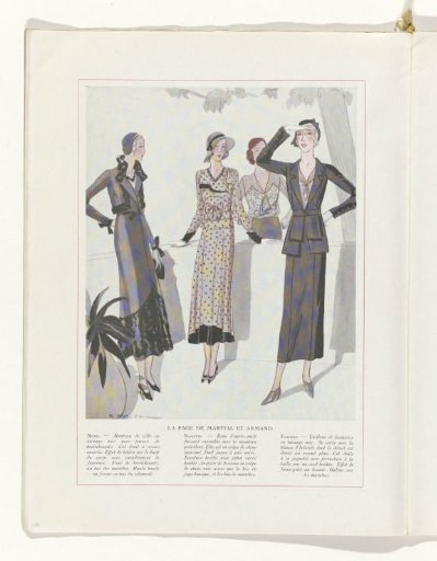 Art - Goût - Beauté, Feuillets de l' élégance féminine, March 1932, No. 139, 12th Year, p. 10