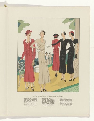 Art - Goût - Beauté, Feuillets de l' élégance féminine, June 1932, No. 142, 12th Year, p. 19